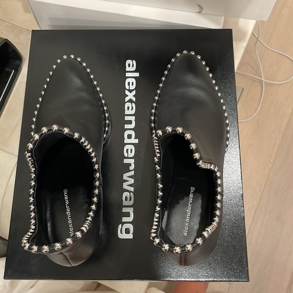 ALEXANDER WANG KORI CUT OUT CALF BOOTS - Picture 4 of 8